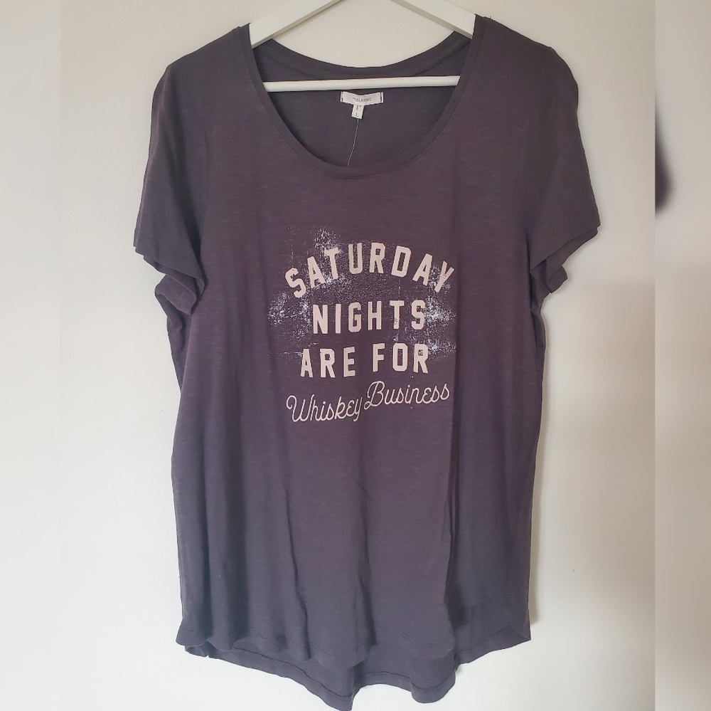 🆕️ w/ tags Maurices "Saturday Nights" Tee -L